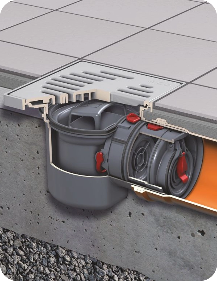Сливной трап в котельной Сливной трап в котельной