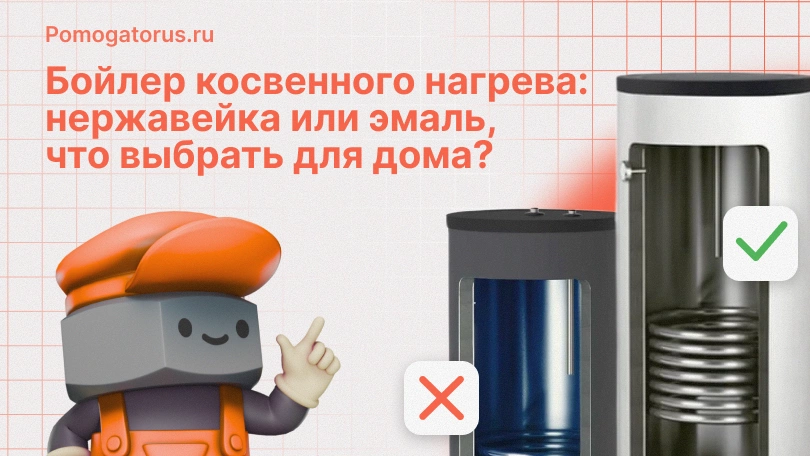 Бойлер косвенного нагрева: нержавейка или эмаль, что выбрать для дома?