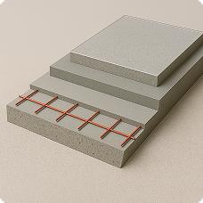 Бетонная стяжка с упрочнением поверхности