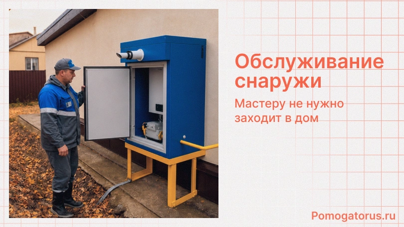 Обслуживание ТГУ снаружи Обслуживание ТГУ снаружи