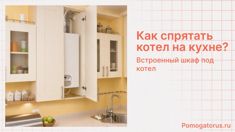 Встроенный шкаф под котел